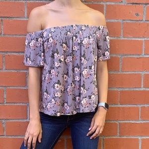 American Eagle Outfitters Off the Shoulder Blouse